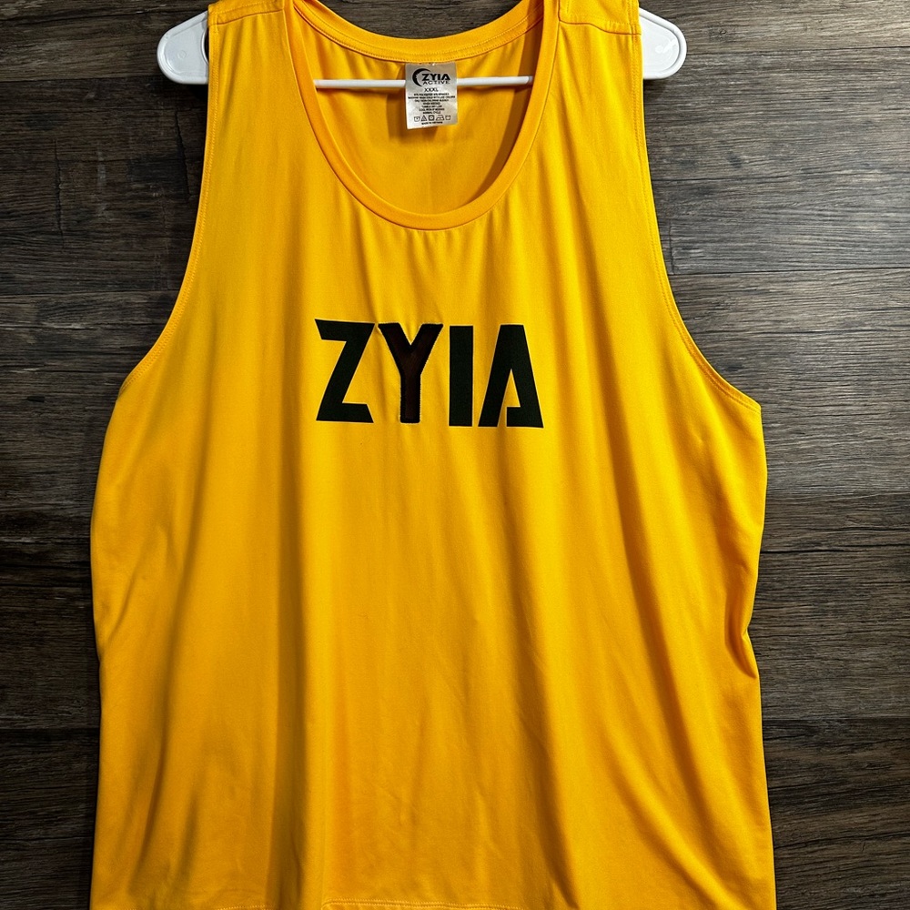 ZYIA Vibrant Yellow Sleeveless Top‎